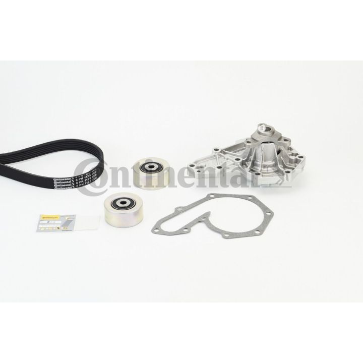 Vandens siurblys + V formos rumbuotas diržas, komplektas CONTINENTAL CTAM 6PK1125WP1