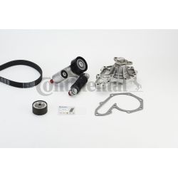 Vandens siurblys + V formos rumbuotas diržas, komplektas CONTINENTAL CTAM 6PK1642WP1