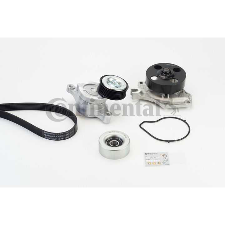 Vandens siurblys + V formos rumbuotas diržas, komplektas CONTINENTAL CTAM 6PK1840WP1