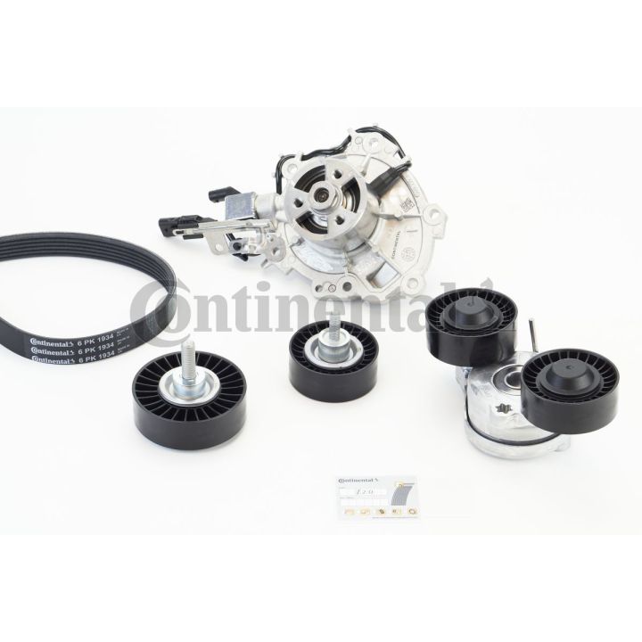 Vandens siurblys + V formos rumbuotas diržas, komplektas CONTINENTAL CTAM 6PK1934WP1