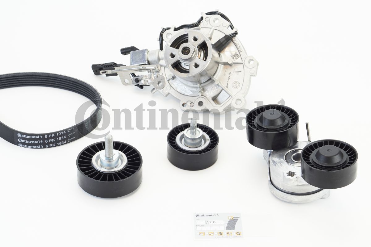 Vandens siurblys + V formos rumbuotas diržas, komplektas CONTINENTAL CTAM 6PK1934WP1