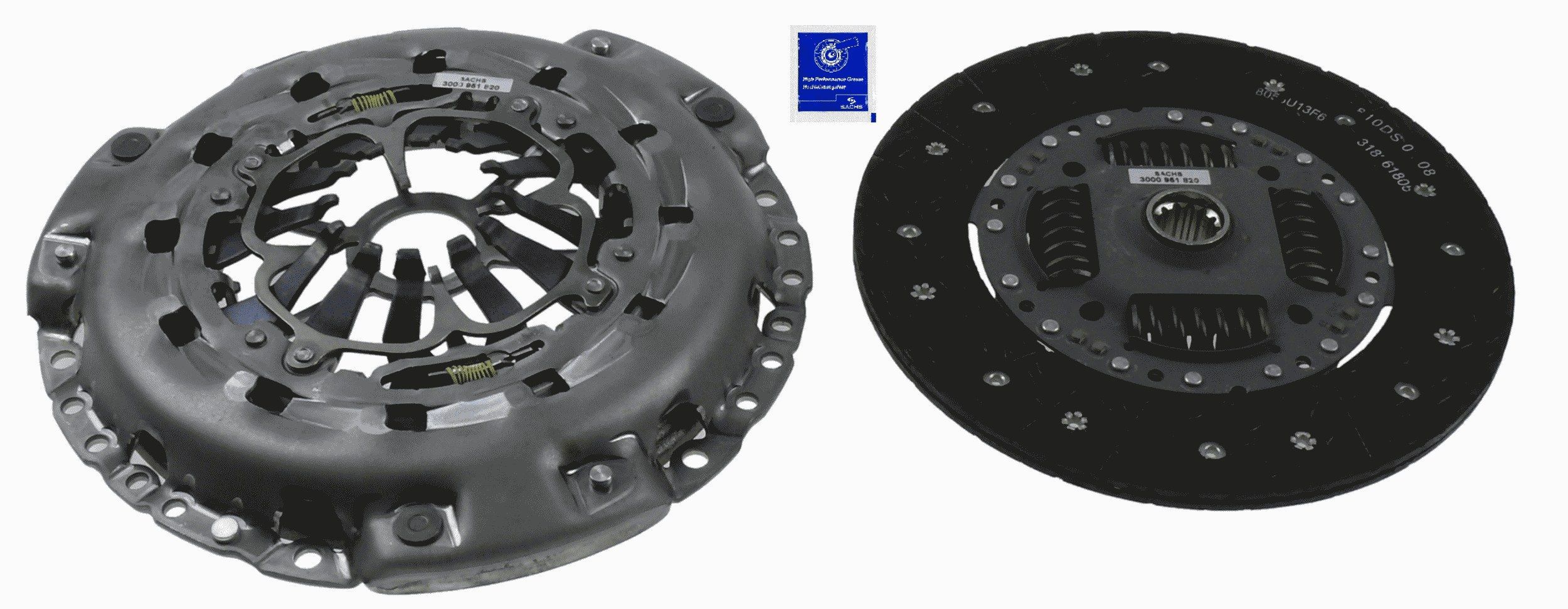 Sankabos komplektas SACHS 3000 951 820