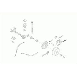 Rato pakaba SACHS RENAU-CLIO-RS008