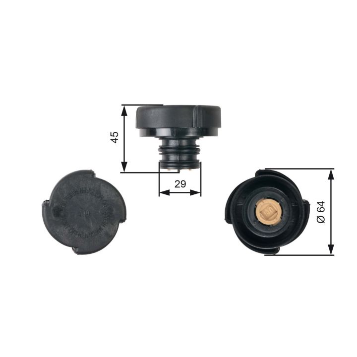 Dangtelis, radiatorius GATES RC207