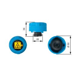 Dangtelis, radiatorius GATES RC216