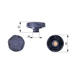 Dangtelis, radiatorius GATES RC241 ( ! )