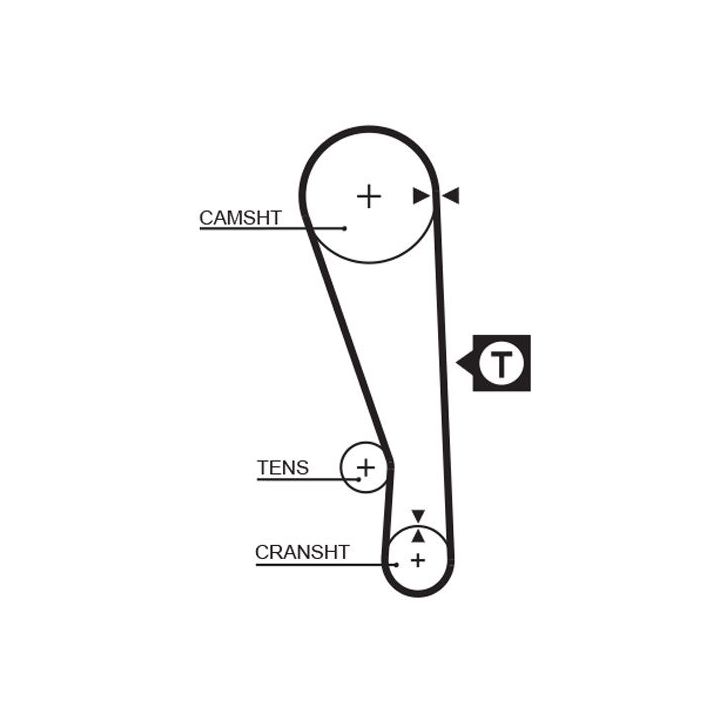 Paskirstymo diržas GATES 5036