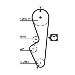 Paskirstymo diržas GATES 5070