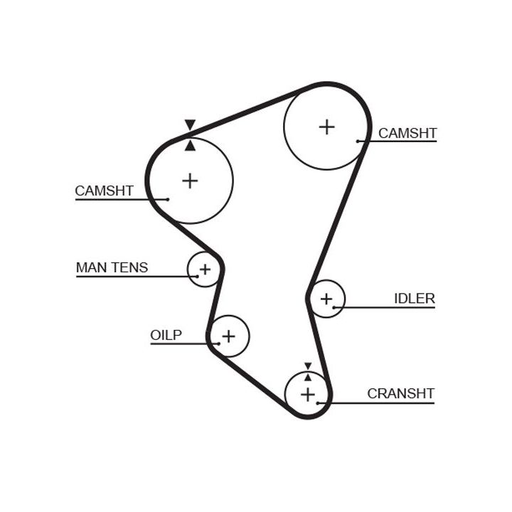 Paskirstymo diržas GATES 5171XS