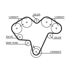 Paskirstymo diržas GATES 5475