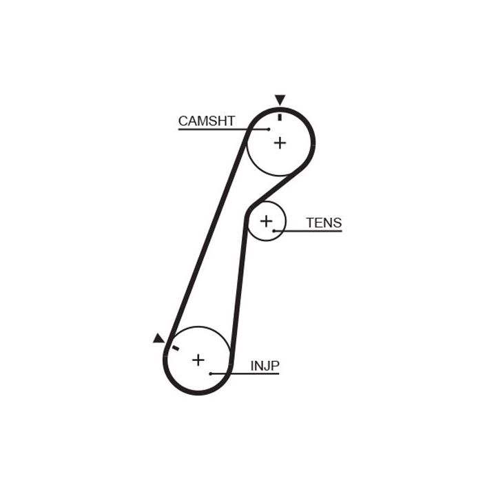 Paskirstymo diržas GATES 5478XS