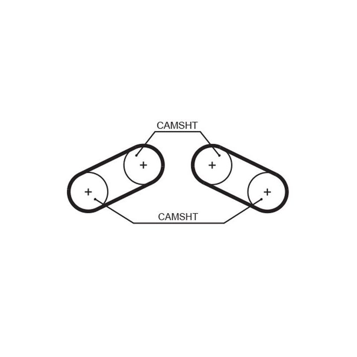 Paskirstymo diržas GATES 5526XS