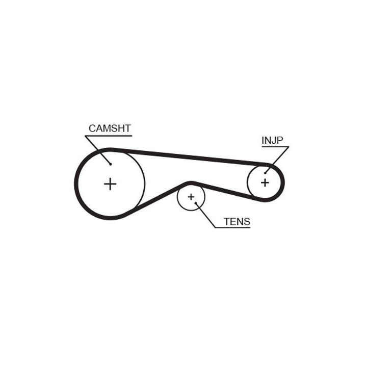 Paskirstymo diržas GATES 5625XS