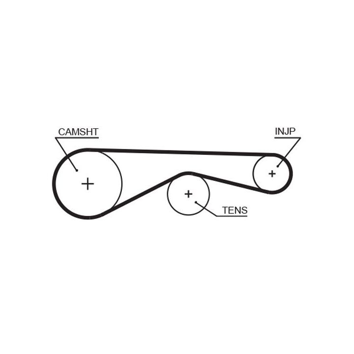 Paskirstymo diržas GATES 5677XS