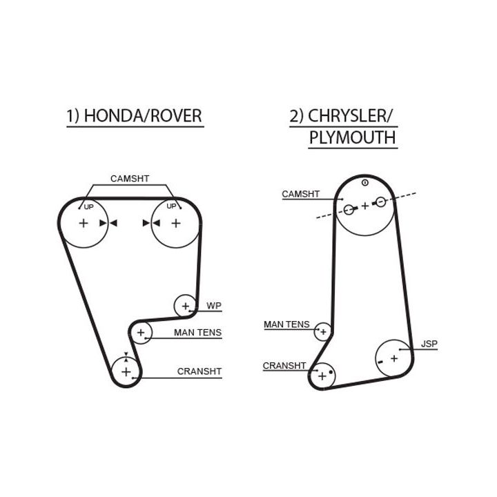 Paskirstymo diržas GATES T142RB