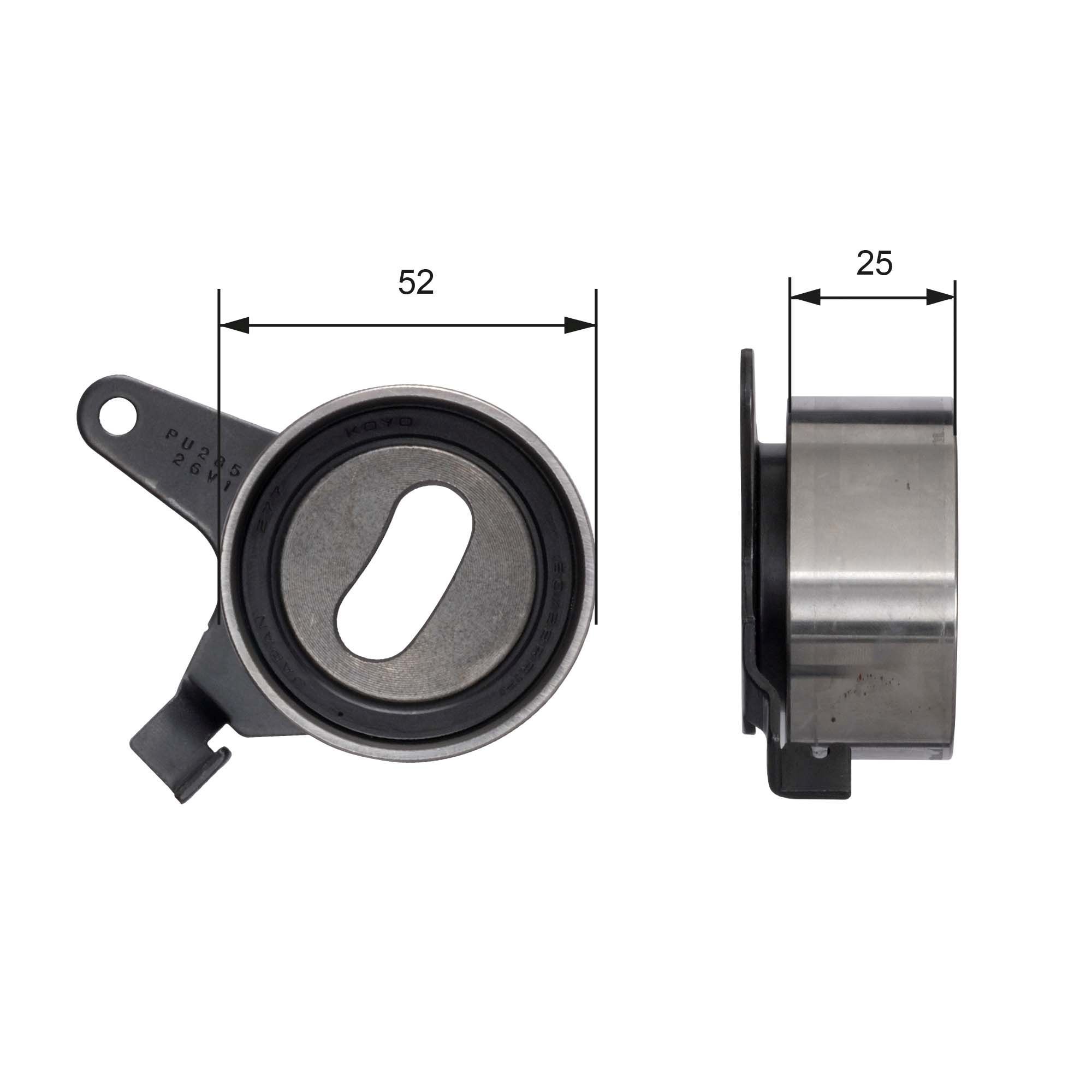 įtempiklio skriemulys, paskirstymo diržas GATES T41031