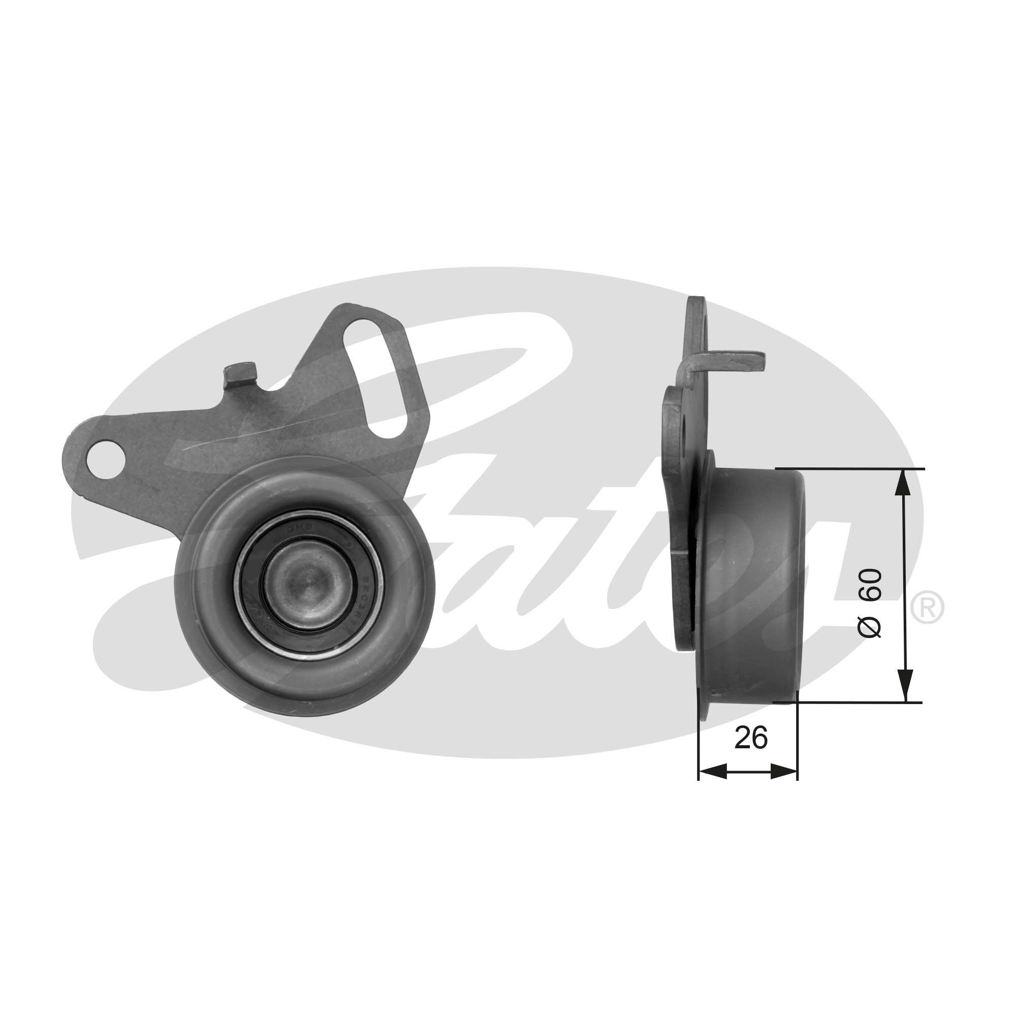 įtempiklio skriemulys, paskirstymo diržas GATES T41043