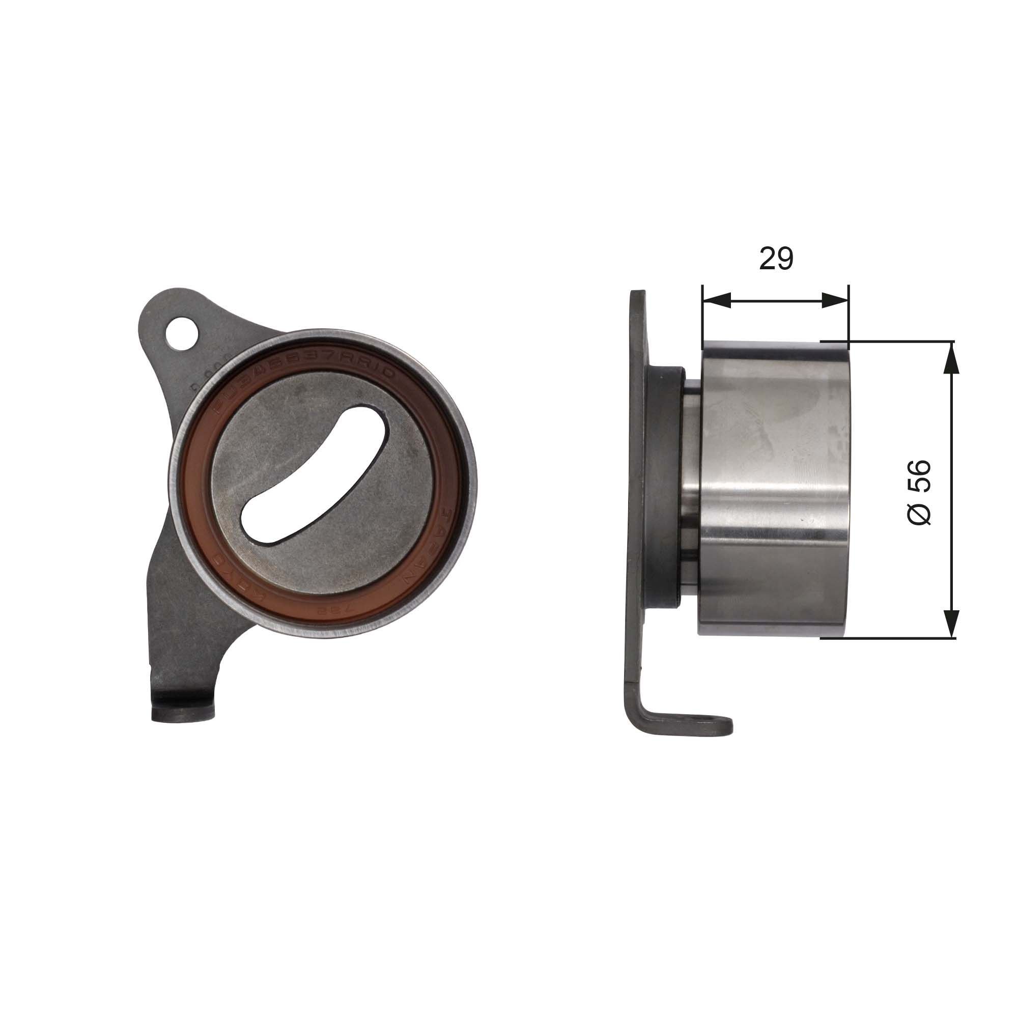 įtempiklio skriemulys, paskirstymo diržas GATES T41071