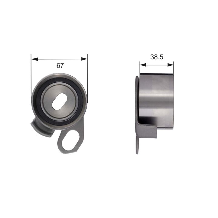 įtempiklio skriemulys, paskirstymo diržas GATES T41196