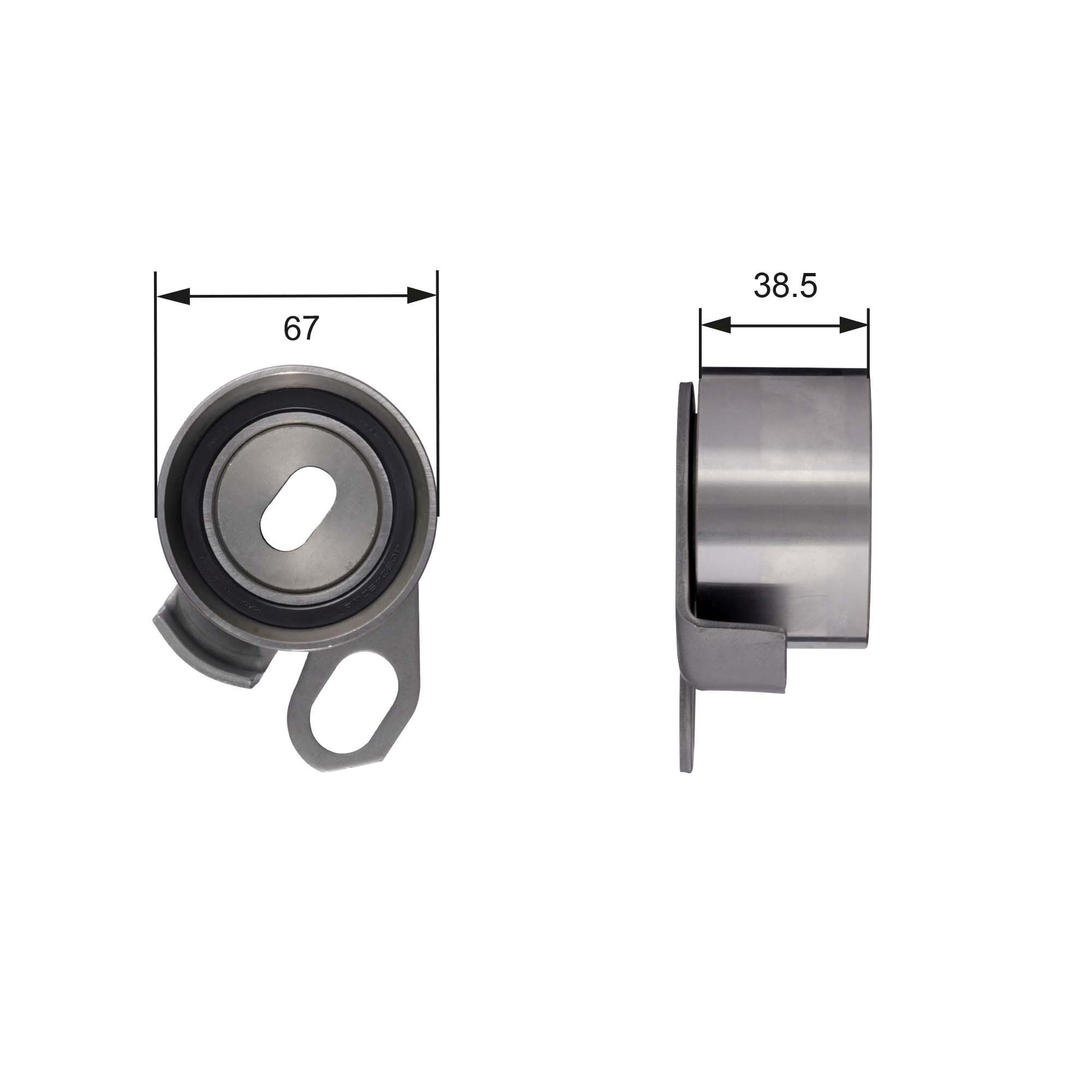 įtempiklio skriemulys, paskirstymo diržas GATES T41196