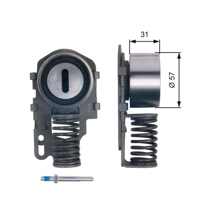 įtempiklio skriemulys, paskirstymo diržas GATES T43082