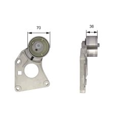 įtempiklio skriemulys, paskirstymo diržas GATES T43166