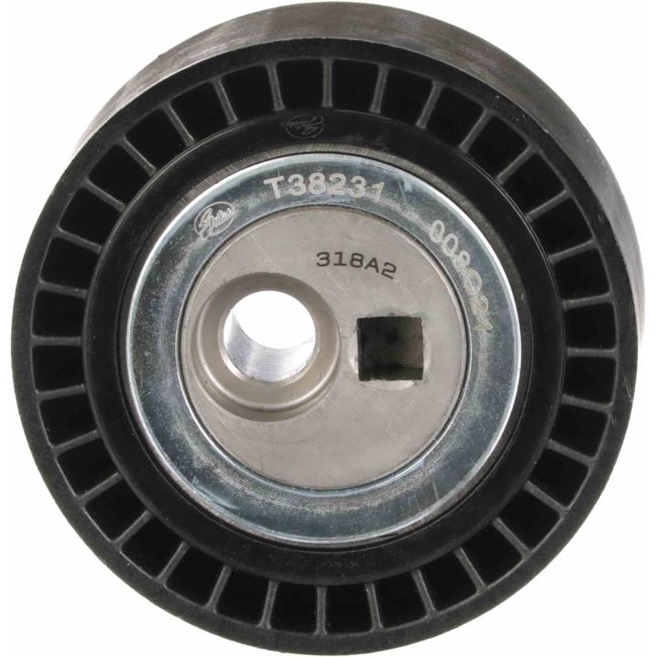 įtempiklio skriemulys, V formos rumbuotas diržas GATES T38231