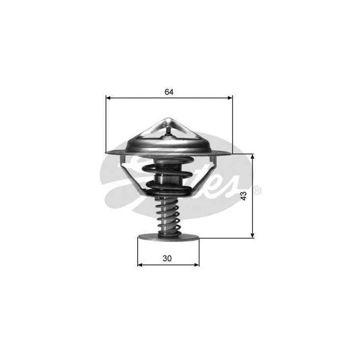Termostatas, aušinimo skystis GATES TH05982G1