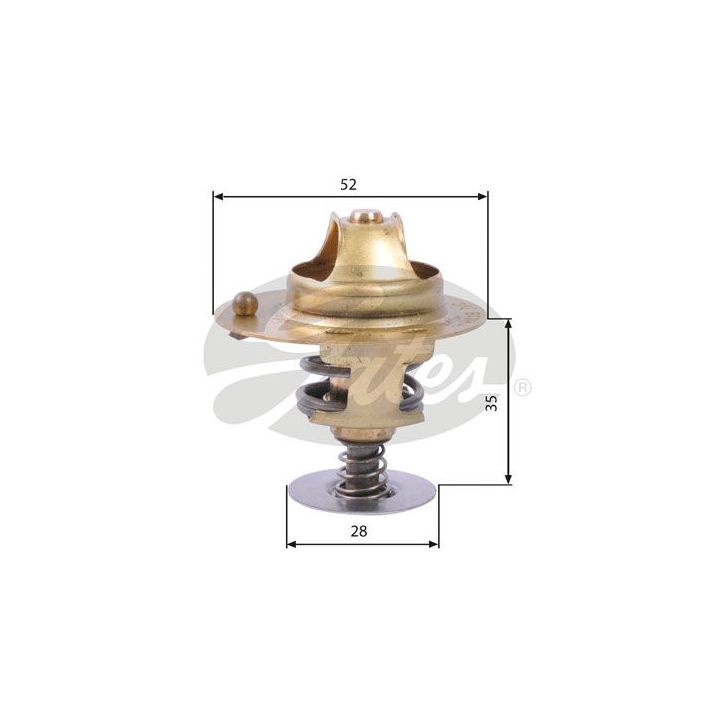 Termostatas, aušinimo skystis GATES TH14178G1