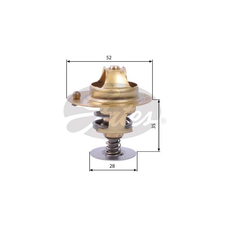 Termostatas, aušinimo skystis GATES TH14178G2