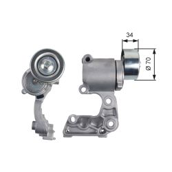 Diržo įtempiklis, V formos rumbuotas diržas GATES T39140