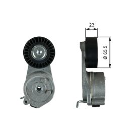 Diržo įtempiklis, V formos rumbuotas diržas GATES T39346