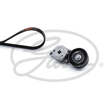 V formos rumbuotas diržas, komplektas GATES K013PK870