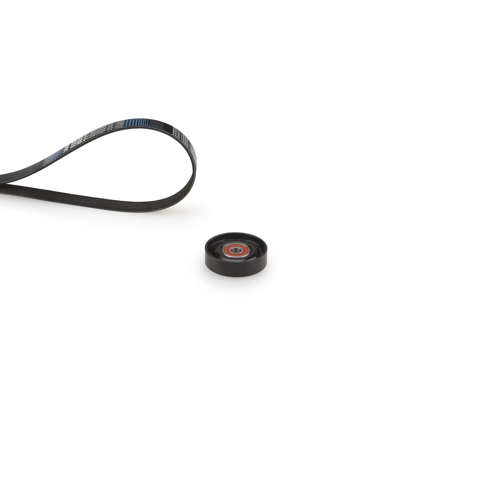 V formos rumbuotas diržas, komplektas GATES K014PK823