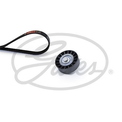 V formos rumbuotas diržas, komplektas GATES K015PK1103