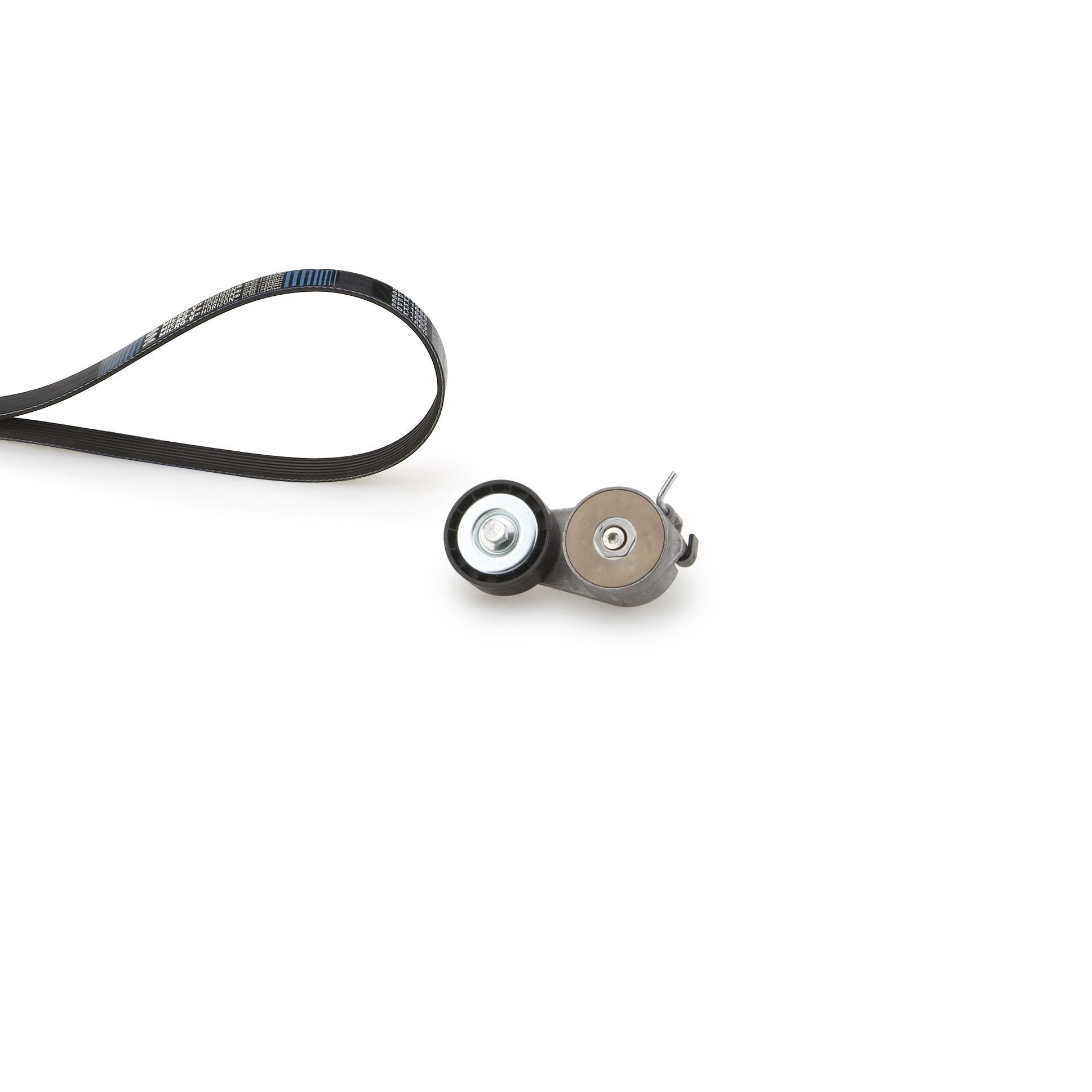 V formos rumbuotas diržas, komplektas GATES K015PK1173