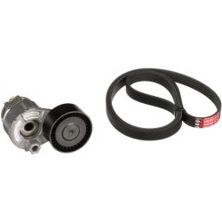 V formos rumbuotas diržas, komplektas GATES K015PK1200