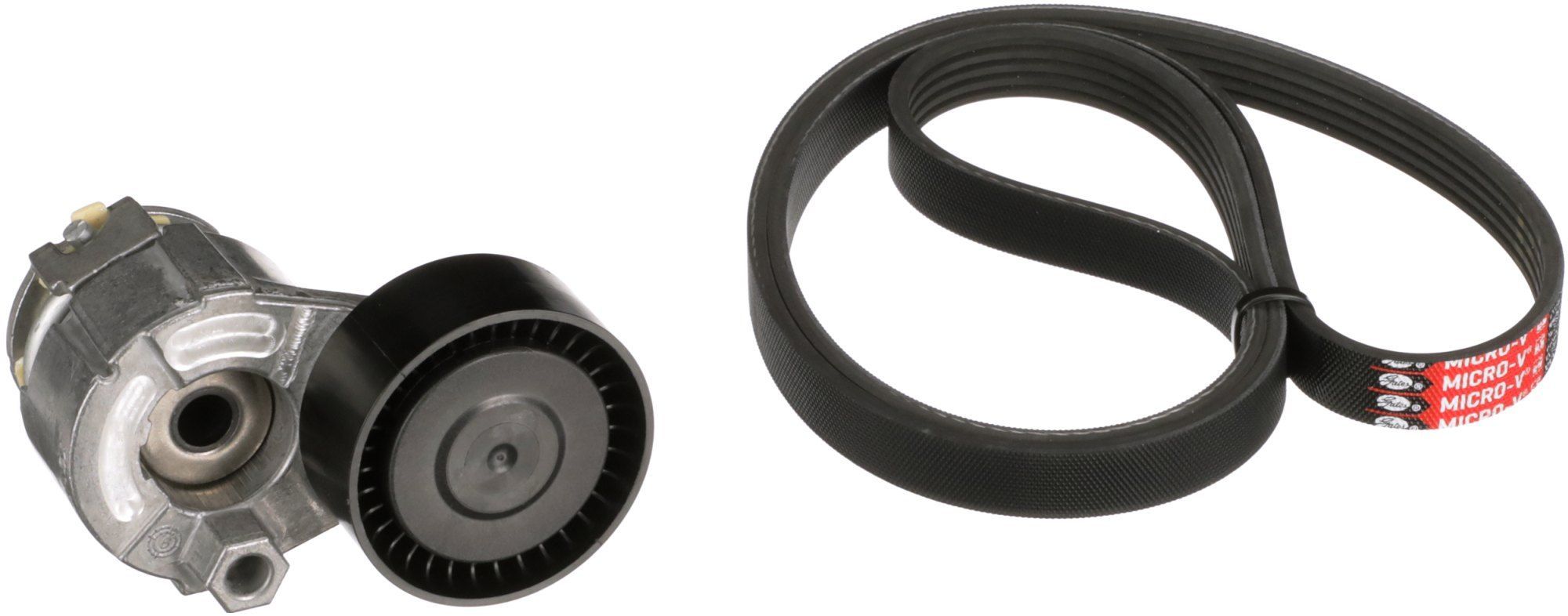V formos rumbuotas diržas, komplektas GATES K015PK1200