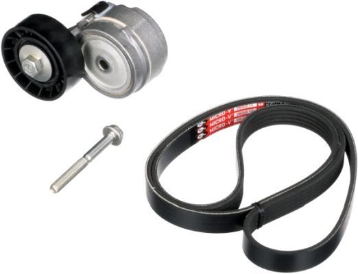 V formos rumbuotas diržas, komplektas GATES K015PK1270
