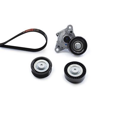 V formos rumbuotas diržas, komplektas GATES K015PK1810