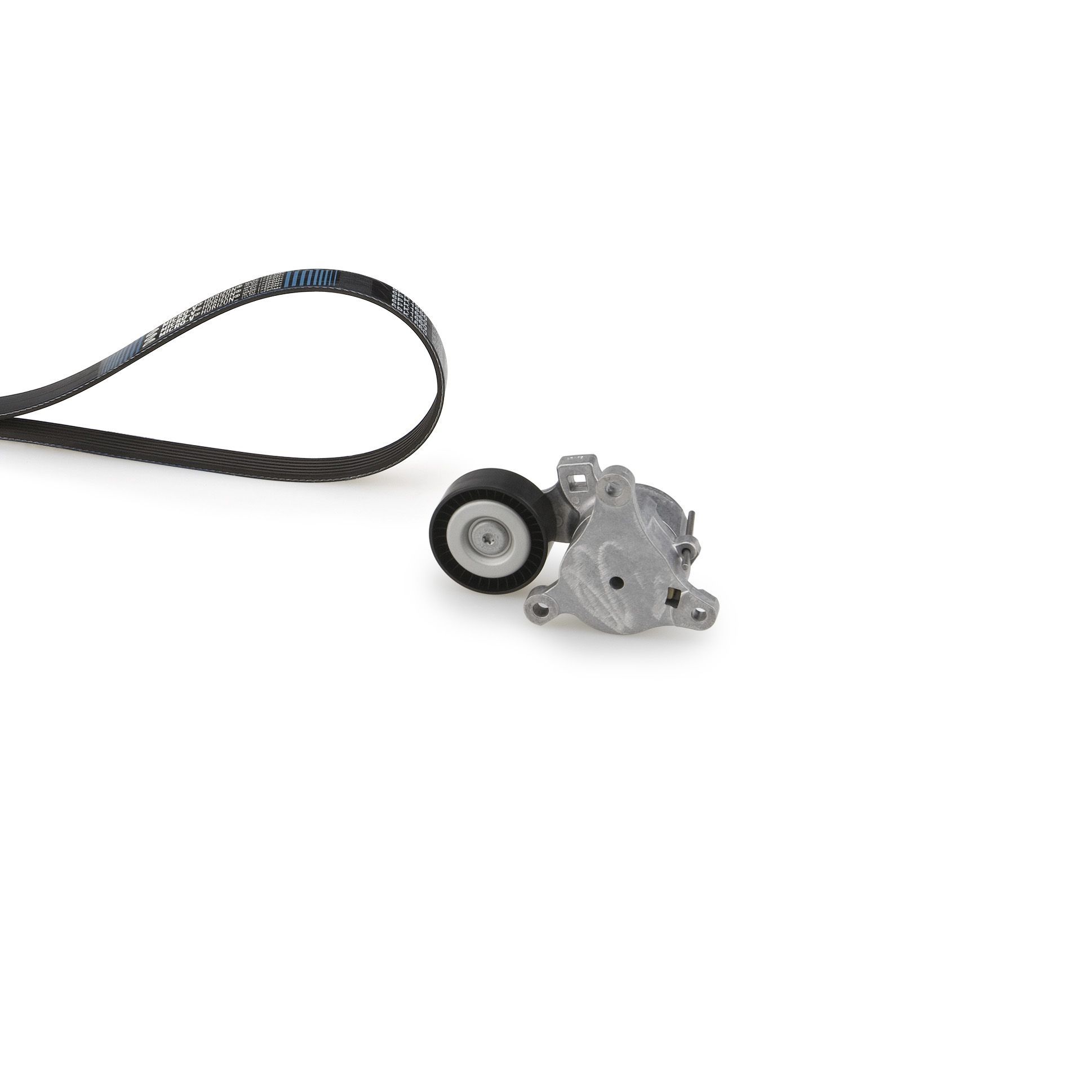 V formos rumbuotas diržas, komplektas GATES K016PK1000