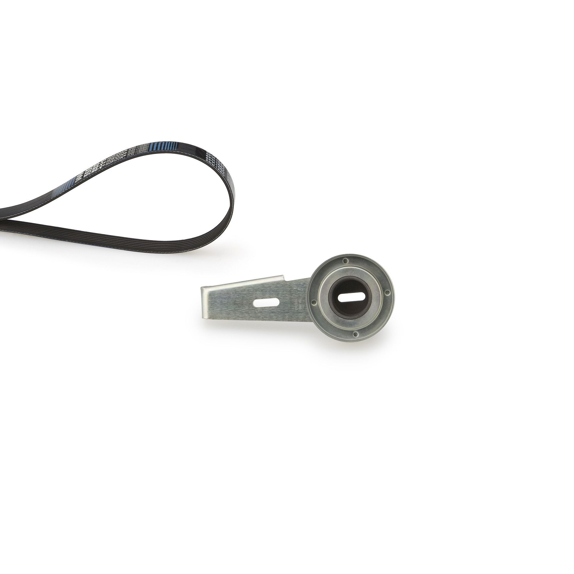 V formos rumbuotas diržas, komplektas GATES K016PK1078