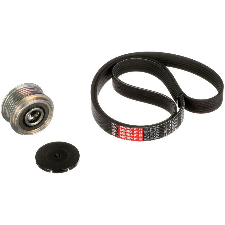 V formos rumbuotas diržas, komplektas GATES K016PK1210