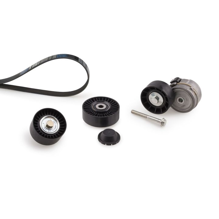 V formos rumbuotas diržas, komplektas GATES K016PK1228