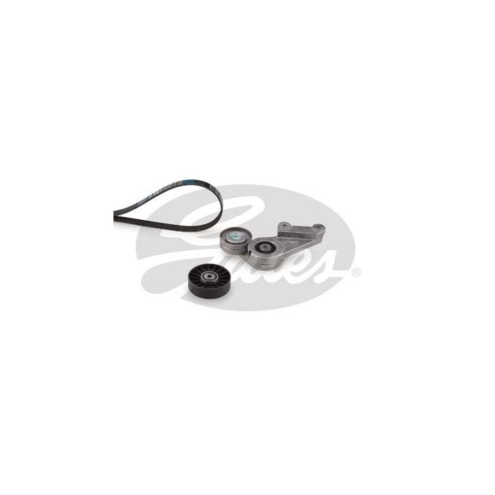 V formos rumbuotas diržas, komplektas GATES K016PK1238