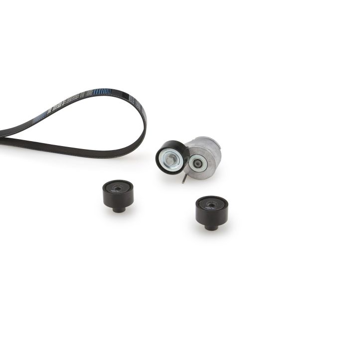 V formos rumbuotas diržas, komplektas GATES K016PK1340