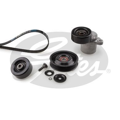 V formos rumbuotas diržas, komplektas GATES K016PK1395