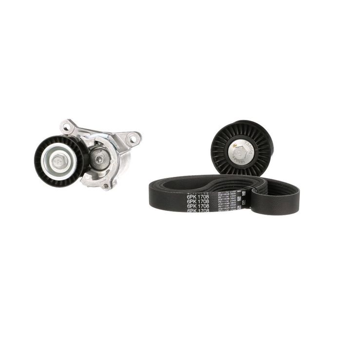 V formos rumbuotas diržas, komplektas GATES K016PK1708