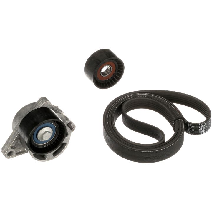 V formos rumbuotas diržas, komplektas GATES K016PK1778