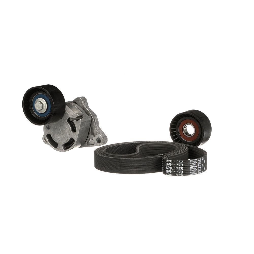 V formos rumbuotas diržas, komplektas GATES K016PK1778